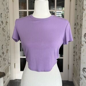 All in Motion Lavender Crop Top